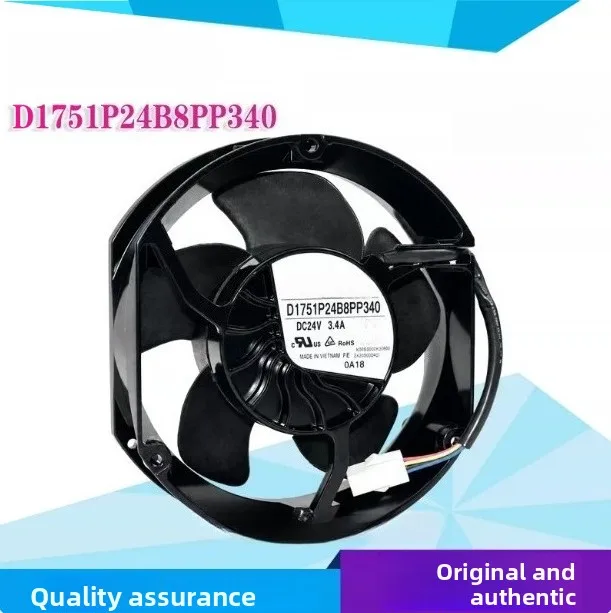 New original D1751P24B8PP340/338 24V 880/580 inverter fan