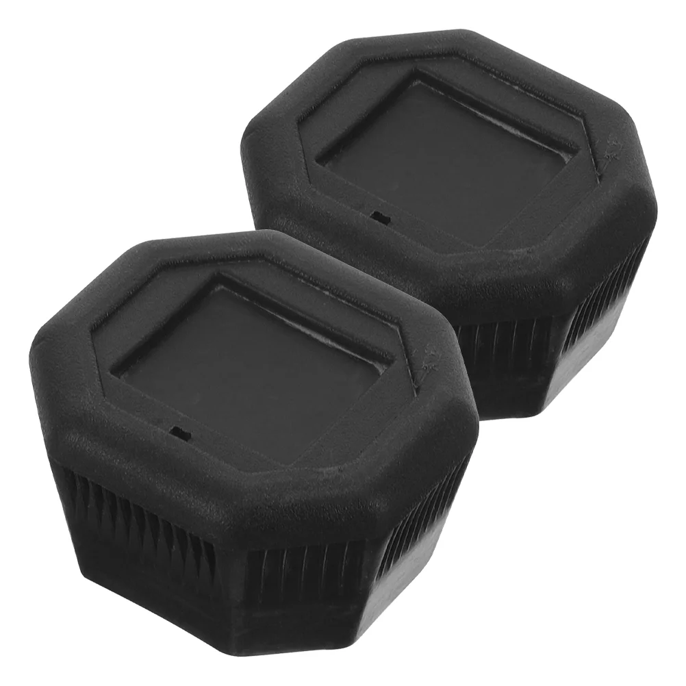 2Pcs Mango de raqueta de tenis Comfortable Agarre Control Fácil reemplazo Tamaño universal Negro