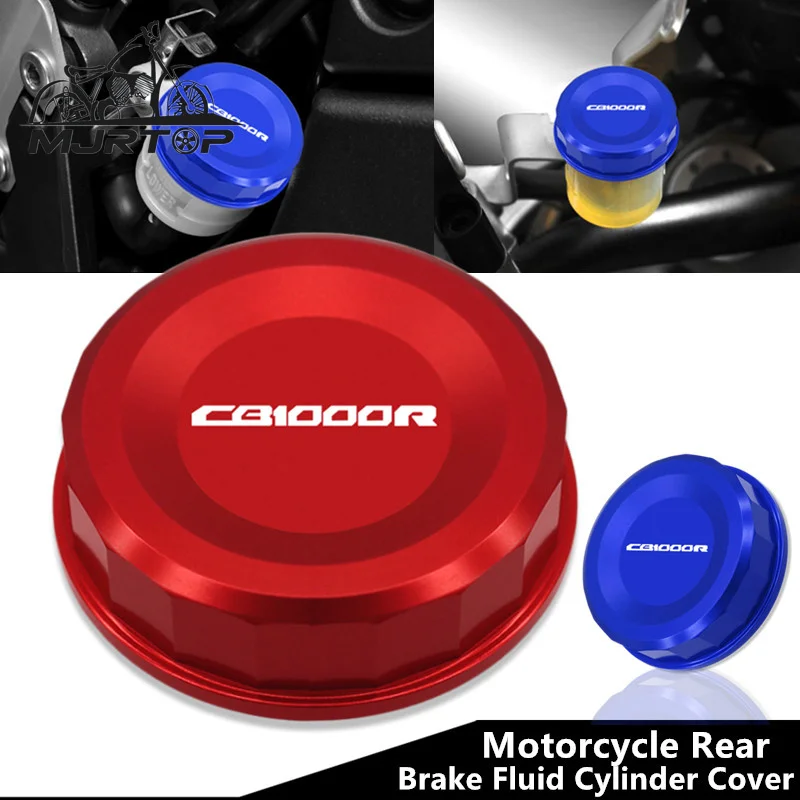 

Motorcycle Aluminium Rear Brake Fluid Reservoir Cover Master Decorative Tank Cap For HONDA CB1000R CB 1000R cb1000r 2008-2017