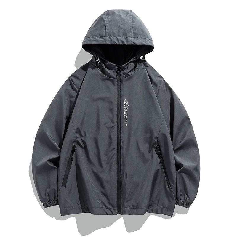 

2026 Spring And Autumn New Men's Hooded Jacket Casual Fashion Outdoor Mountain Climbing Suit Men Zip Up Camping Clothes