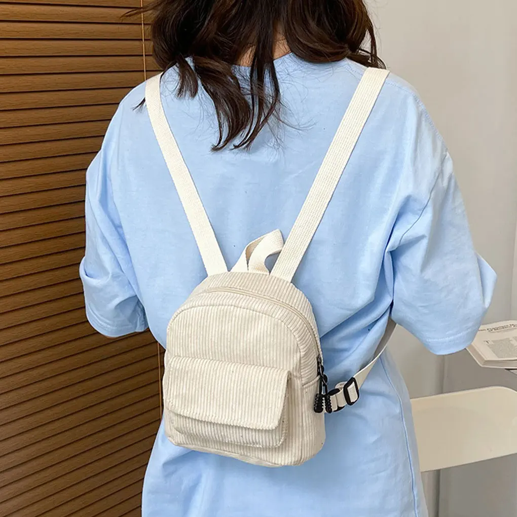 Borse per libri per ragazze con cordoncino Ampia gamma di usi Zaini da viaggio retrò leggeri e portatili