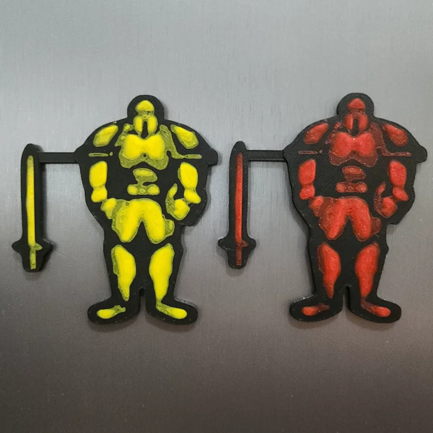 WOW Equipment Repair Icon Fridge Magnet 3D Print Game Peripheral Funny Refrigerator Sticker Magnetic Ornament Gamer Gift