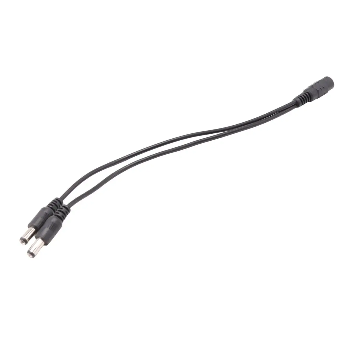 TCE 5.5x2.1mm 1 to 2 M/F DC Power Splitter Cable for Security CCTV Camera