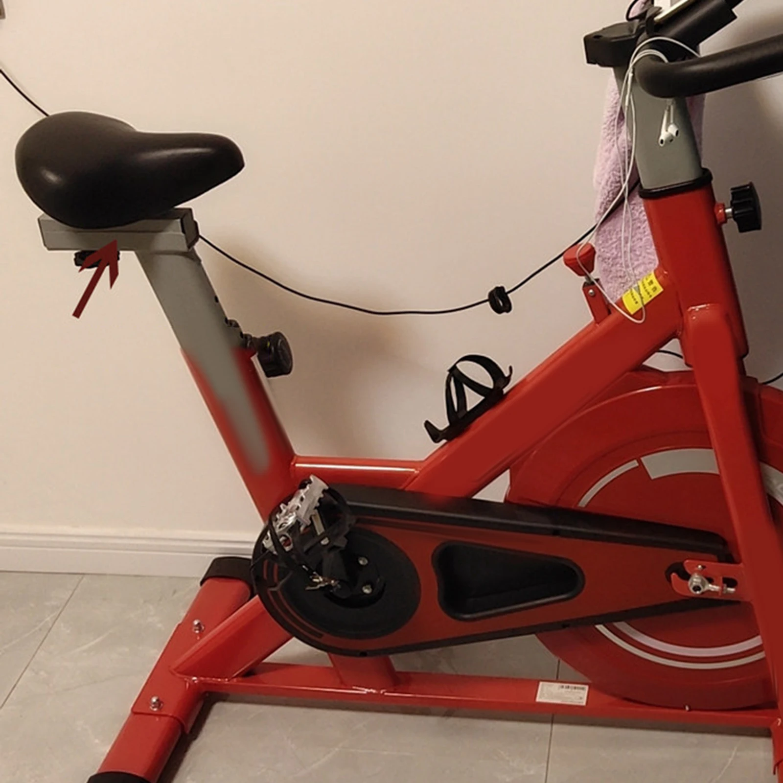 Spin Bike Seat Slider Block Accurate Fittings Accessories Direct Replace Easy to Install Equipment High Performance Steel Iron