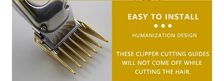 8/10 Stück Haarschneidemaschine Limit Guide Kamm für Wahl und Kemei Trimmer Universal Barber Guide Kamm Haarschnitt Werkzeug Clipper Limit Kämme – Detail 16