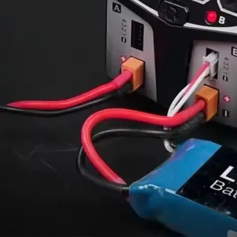 

SKYRC T100 AC Dual Charger - 5A 2x50W Balance Charger, 2-4S for NiMH/NiCd/LiPo/LiFe/LiHV/Pb Battery & RC Models