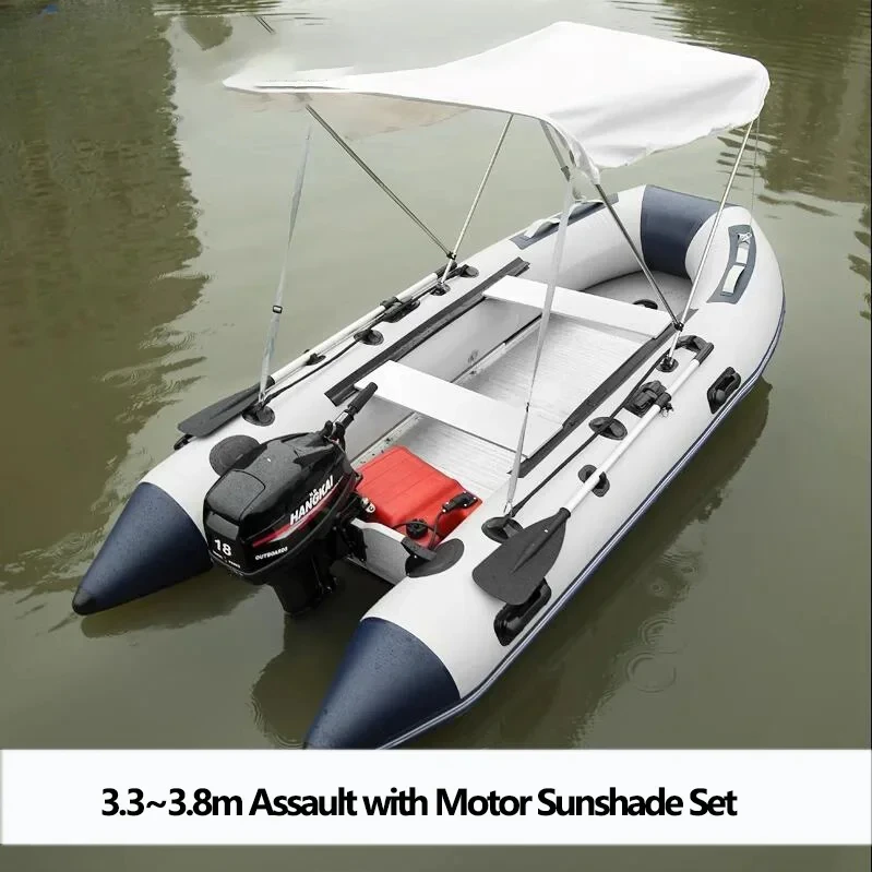 ل 5-6 شخصين Angriffs boote mit الألومنيوم boden 3,8 m PVC Antik olliions fischen Schlauchboot Ruderboot سرعة طوف Zubonych