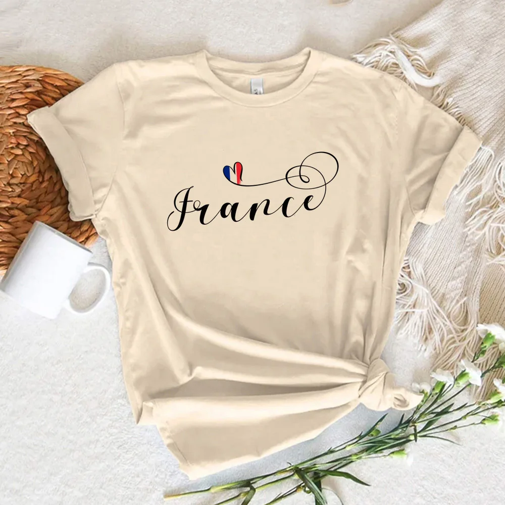 France tshirt women funny t-shirts girl anime designer clothes