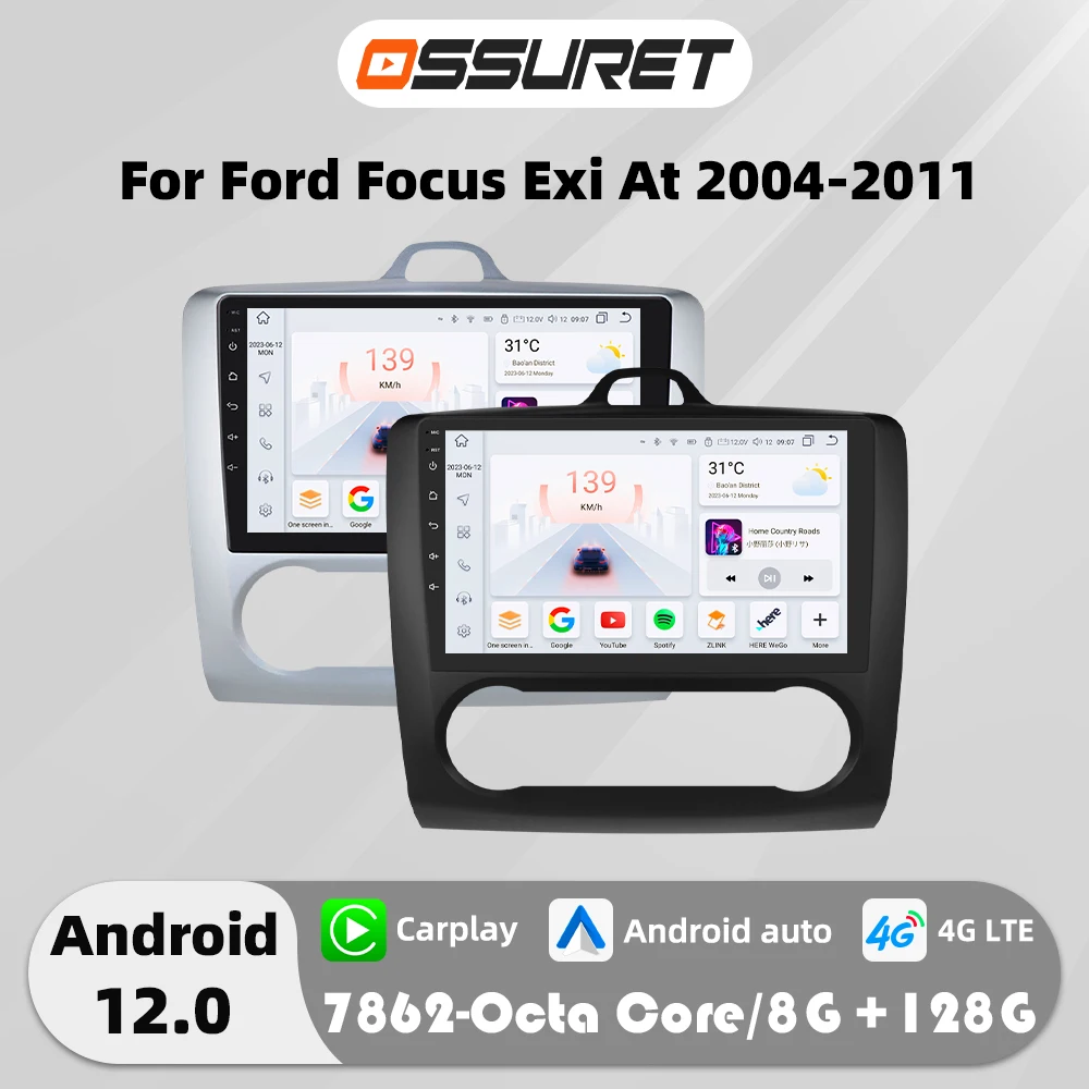 

7862 DSP Carplay Android Autoradio For Ford Focus EXI AT 2004-2011 Multimedia Video player GPS navi Stereo 4G WIFI Audio Screen