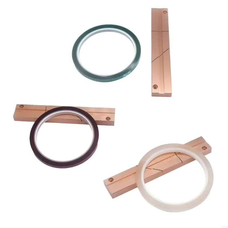 T5EA 1/4 10 นิ้วเทปชุดประกบบล็อกเทปมืออาชีพสำหรับ Revoxsonido 1/4 10inch รีลเปิดเพื่อรีลเทปสื่อ