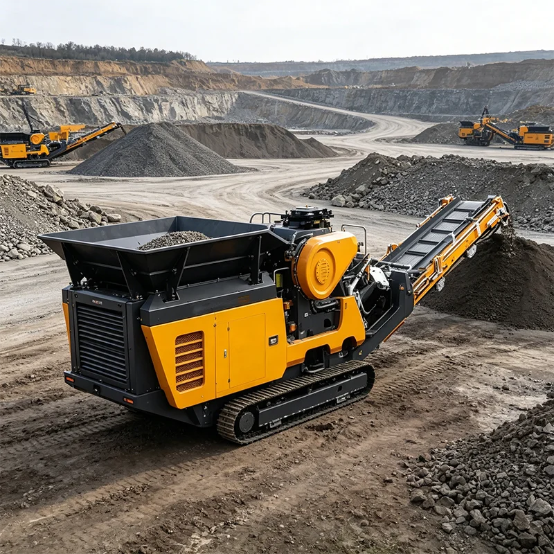Hot Sale Mini Crawler Mobile Crusher Portable Jaw Crusher For Granite Limestone Quarry Mining Construction Waste Recycling