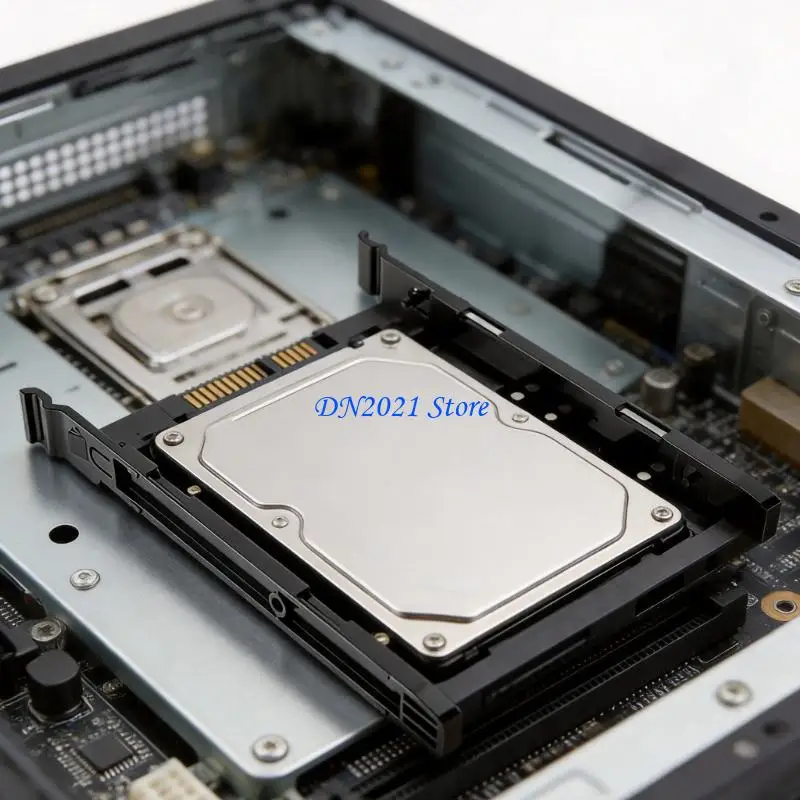 F3KE Universal 2.5Inch to 3.5Inch SSD Hard Drive Mounting Brackets with Efficient Cooling Design for PC and Servers