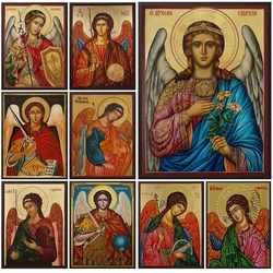 Archangel Gabriel Orthodox The Guardian Angel Religion Wall Pictures For Church Room Poster Wall Art Canvas Painting Unframed