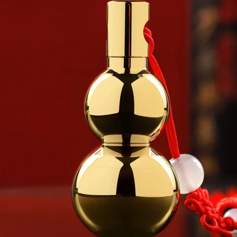 Gourd-shaped Brass Round Calligraphy Stamps Collection Books Traditional Chinese Paintings Private Customized Seals Stationary