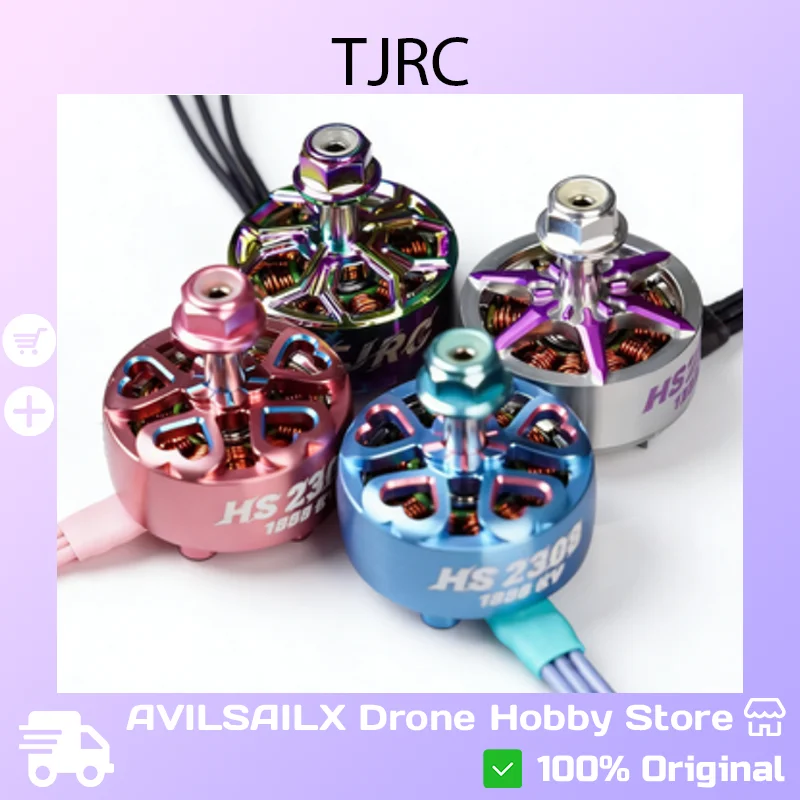 

Бесщеточный двигатель TJRC HS Series 2308 для дрона FPV — стильный дизайн