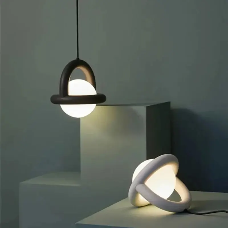 Nordic Simple Creative Danish Designer Restaurant Bar Long Line Bedroom Headboard Ball Chandelier