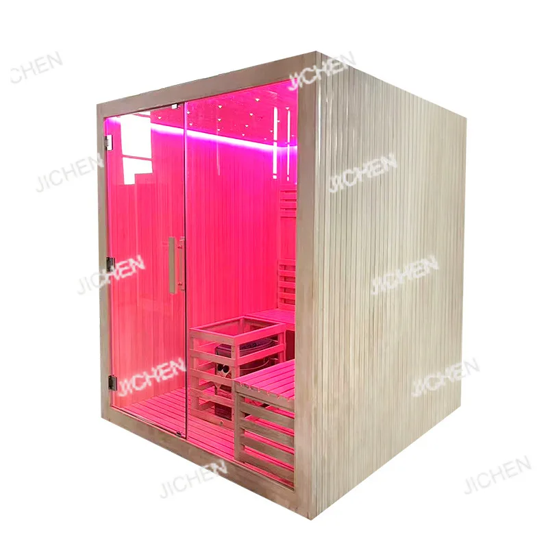 JC deposit Outdoor sauna room Big hemlock wood-plastic board Far infrared sweat equipment Health box Technology hyperthermia