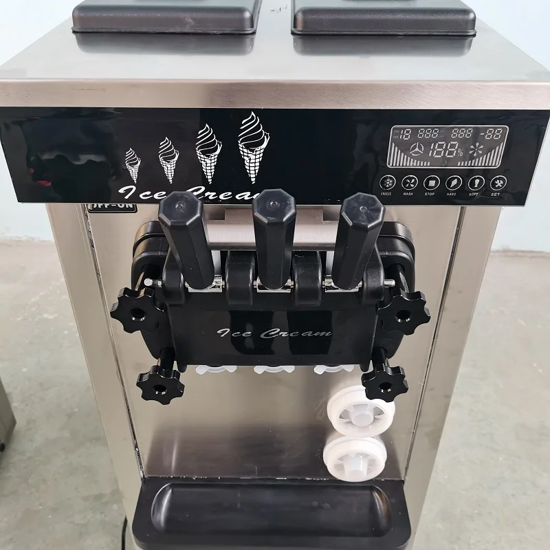 Ice Cream Machine Commercial Automatic Large Capacity Vertical Sweet Cone Ice Cream Making Machine