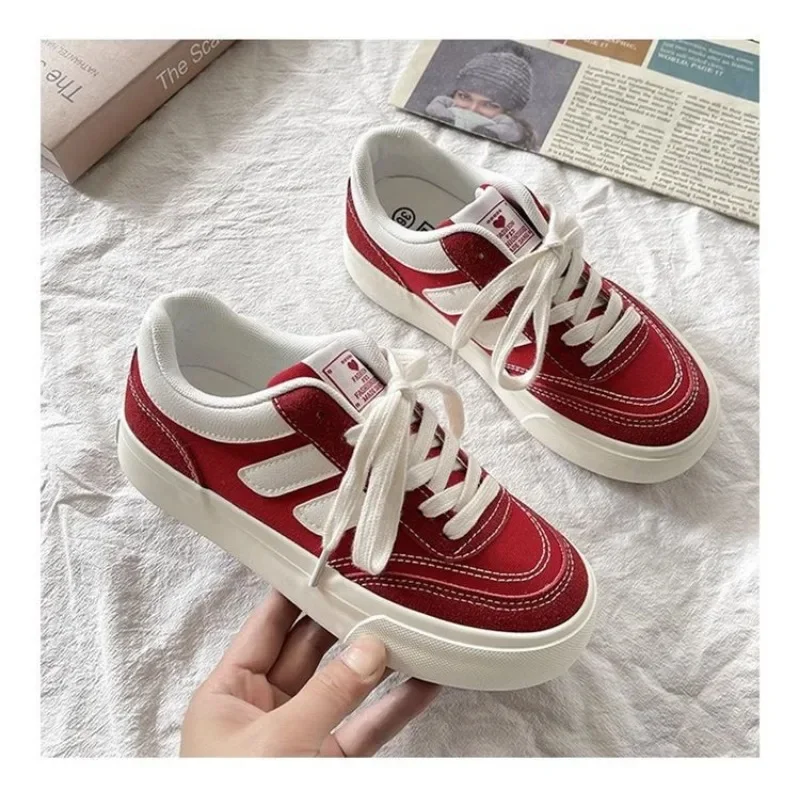 Fashion Platform Casual Sneakers Retro Outdoor Canvas Board Shoes New Women Trend Versatile Sports Shoes Spring Summer Female