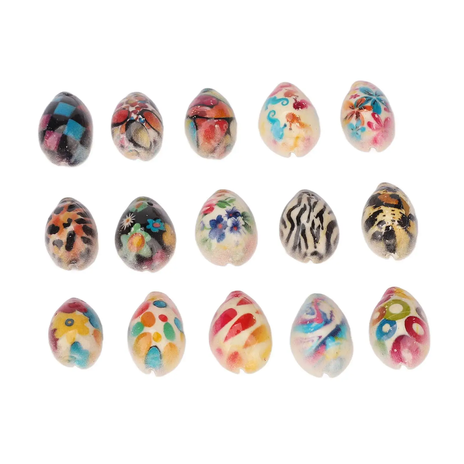

Shell Hair Rings Pendant Portable Safe DIY Printed Hair Braid Fashion Accessories for parties