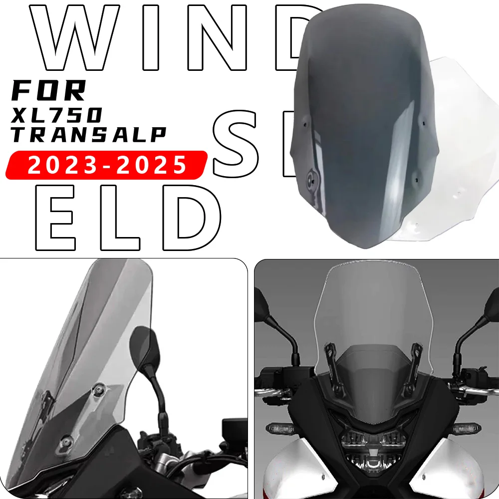 

MTKRACING для HONDA XL750 Transalp 2023-2024 мотоциклетный ветровой дефлектор, щит, аксессуары для переднего экрана