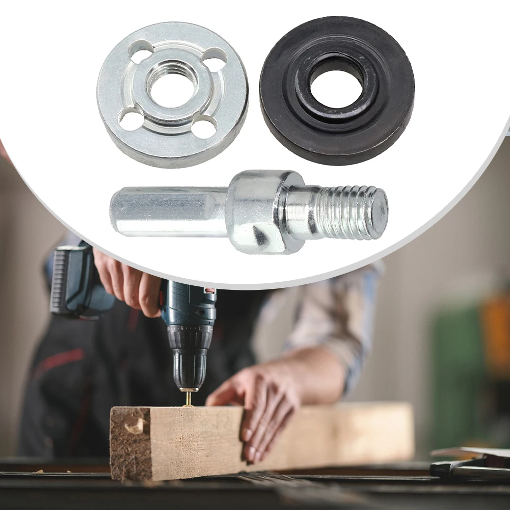 Imagem -06 - Broca Elétrica Conversão Angle Grinder Biela Placa de Pressão para Cortar Disco Polimento Adaptador de Roda 10 mm Pcs