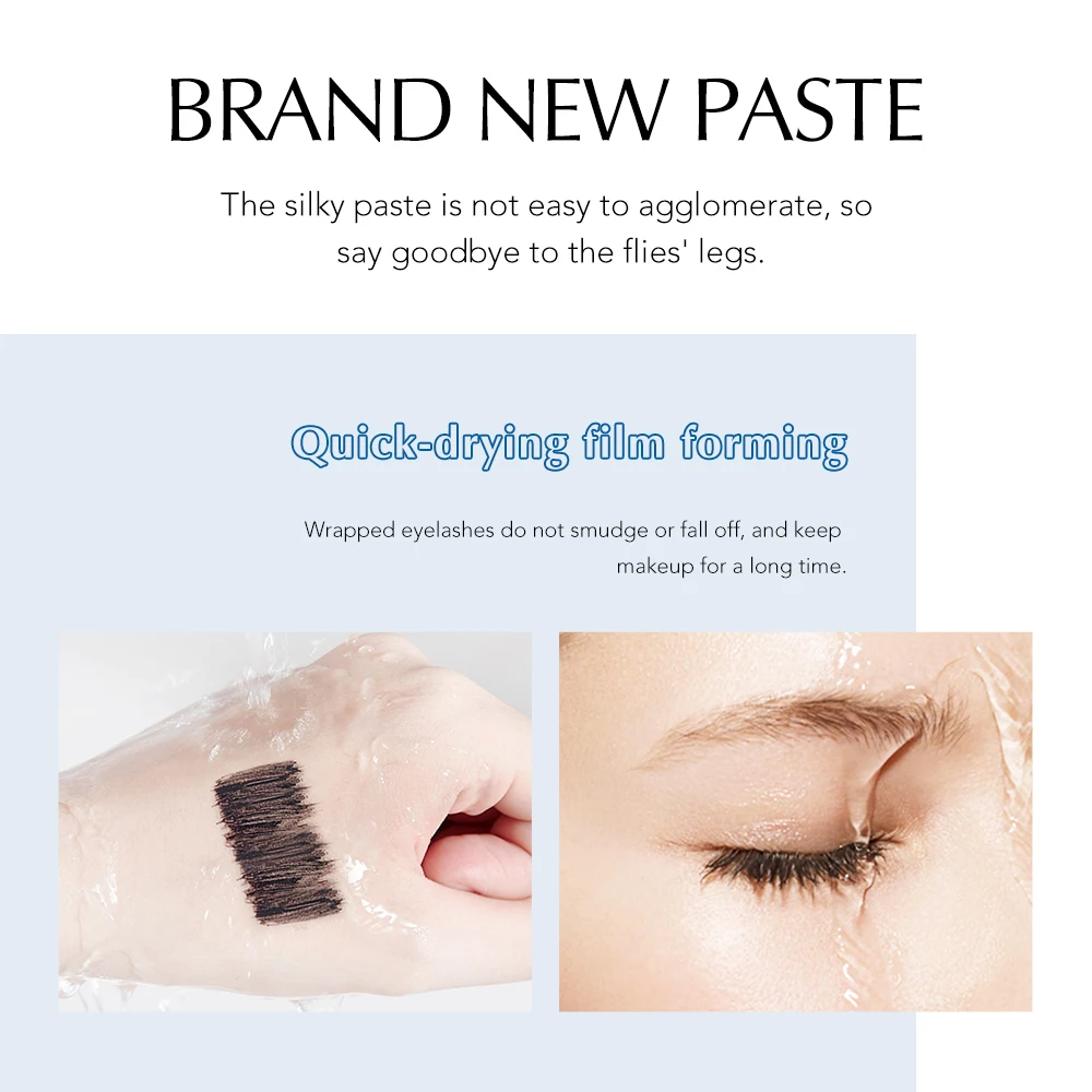 SHEDOES Volumizing & Lengthening Mascara  Curl, Waterproof, Smudge-Proof, Rich Black for 24 Hours - Suitable for All Skin Types
