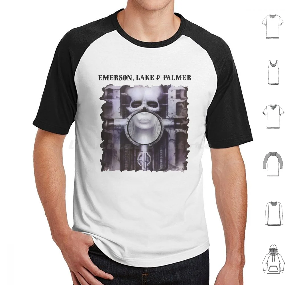 Elp Brain Salad Surgery T Shirt 6xl Cotton Cool Tee Elp Emerson Lake And Palmer Emerson Lake Palmer Brain Salad Surgery Elp