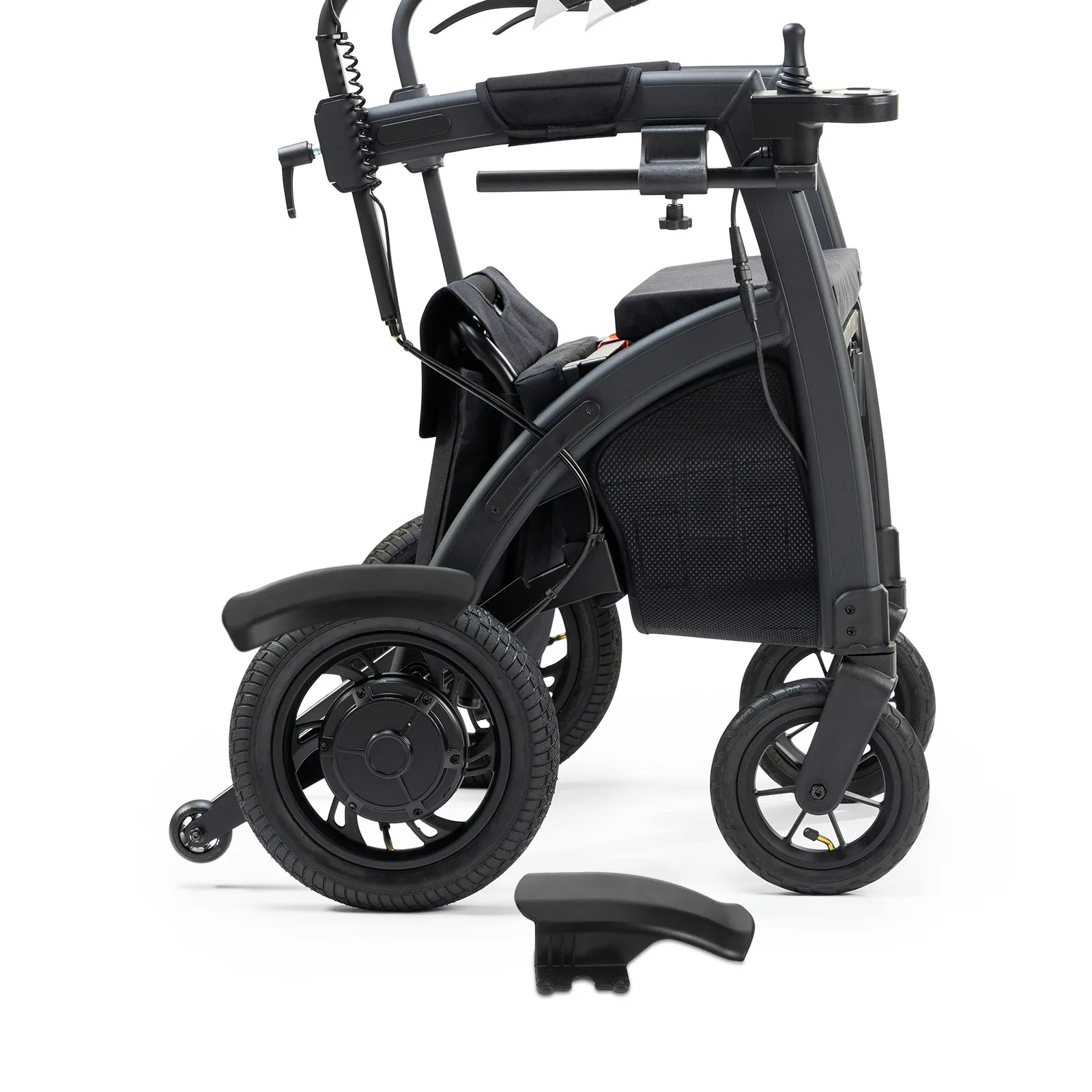 

2Pcs Wheelchair Mudguards Sturdy Protective Wheel Shields Easy Install Left Right Side Covers Electric Wheelchair Spare Parts