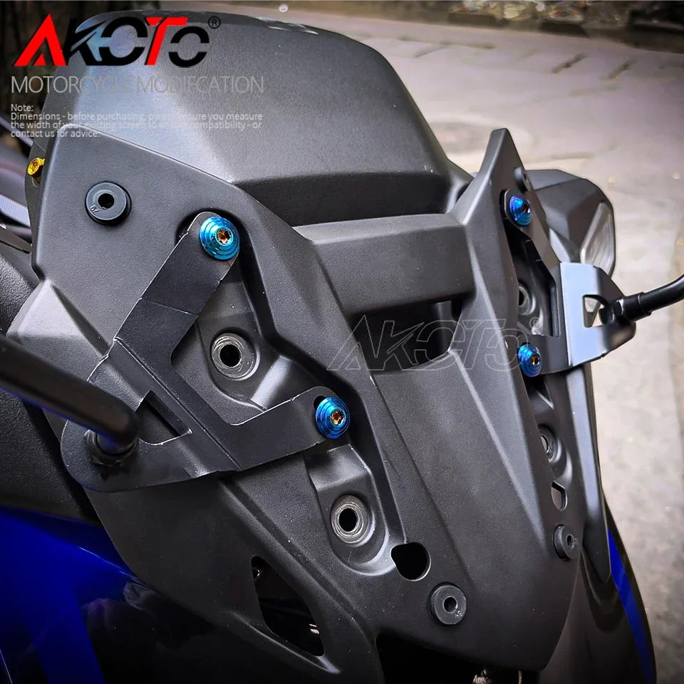 สําหรับ Yamaha XMAX300 X-MAX XMAX 300 X-MAX300 2023 รถจักรยานยนต์ Anti-Shake กระจกมองหลังด้านข้างอะแดปเตอร์คงที่ Stent Bracket ผู้ถือ