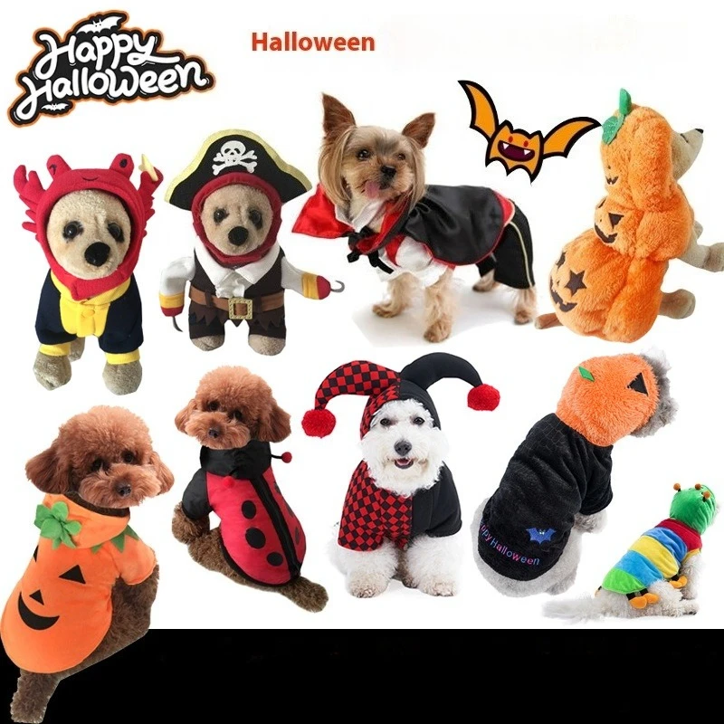 

Pet Clothes Halloween Funny Funny Pumpkin Cats Small Dogs Cross Dress Photos Dog Clothes Pet Supplies Christmas