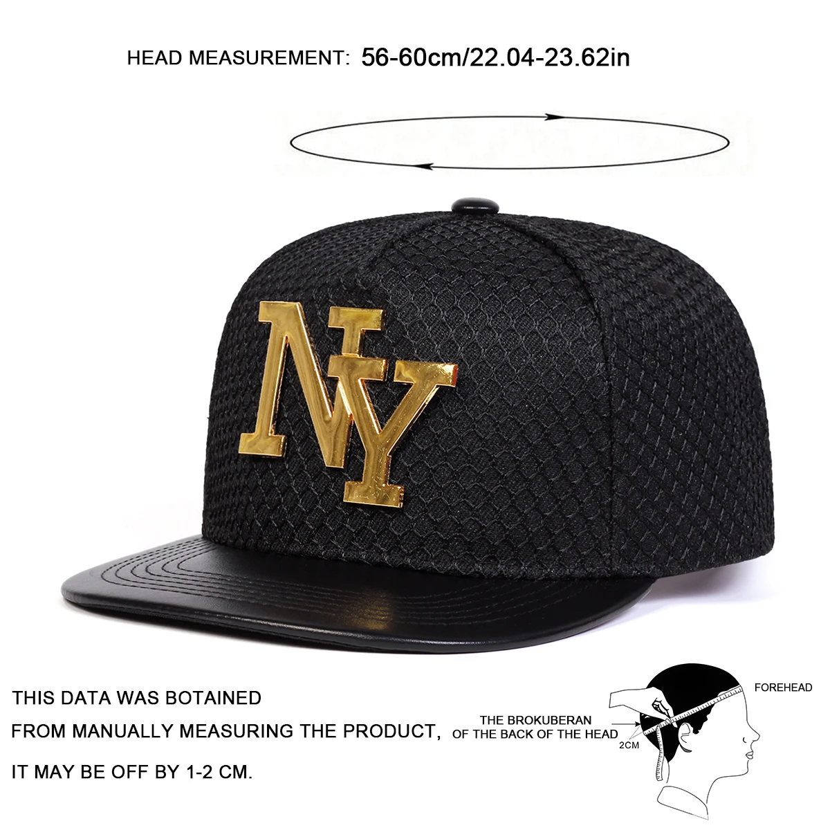 Unisex NY Letter Label Hip-hop Hats Fashion Spring Autumn Outdoor Adjustable Casual Baseball Caps Sunscreen Hat