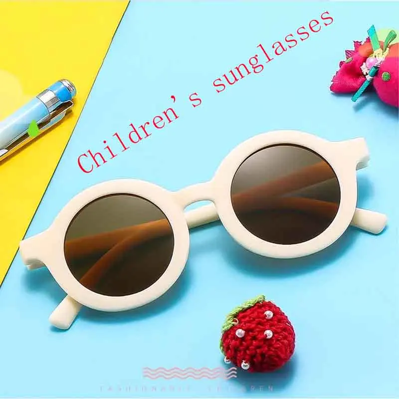 Retro Fashion Children Sunglasses Newborn Photography Props Anti Blue Light Mirror Baby Studio Shoot Posing Prop Accessories