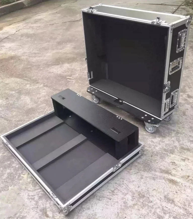 Customized X32 Digital Mixing Console Air Box X32, M32 Flight Case Rear with Cable Slot Box with Wheels