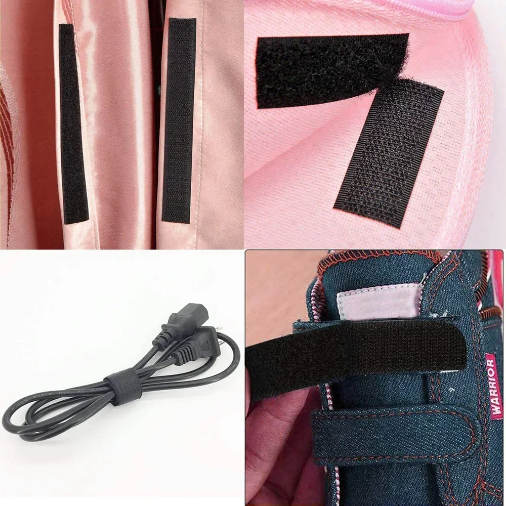 5Meter 50MM Sew on Hook And Loop Tape Non-Adhesive Fastener Tape Back Nylon Strips Fabric Fastener Sewing Accessories