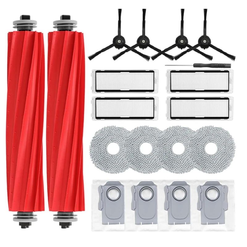 

Replacement Parts For Roborock Q Revo Accessories For Roborock P10 Robtic Vacuum Cleaner Roller Brush Hepa Filters Mop-Retail