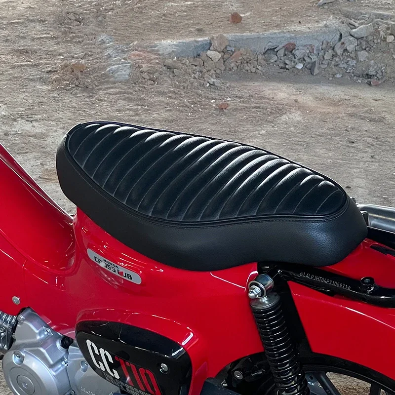 Vintage Motorcycle Seat CC110 Modified accessories Motorcycle seat cushion Double seat cushion soft  comfortable