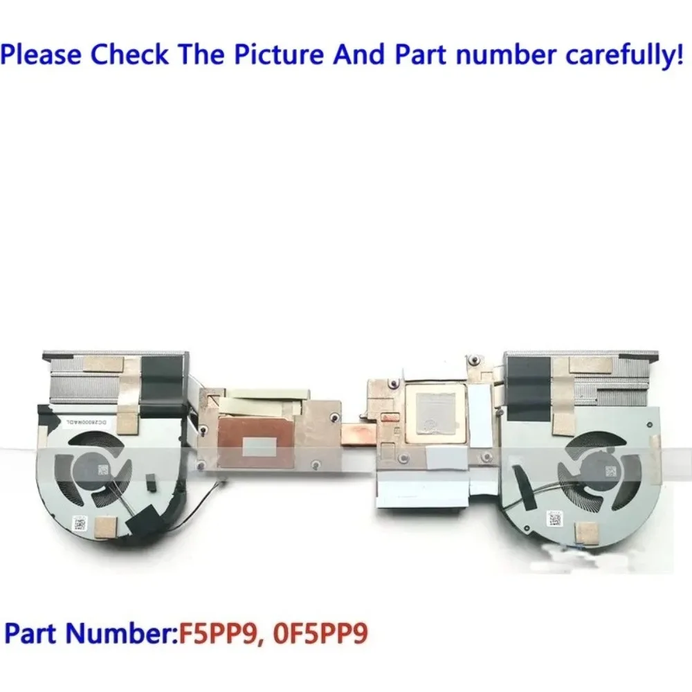 

For Dell Precision 7760 M7760 New 0F5PP9 F5PP9 CPU Cooling FAN Heatsink