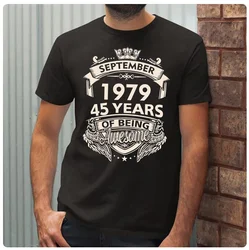 Camiseta de cumpleaños impresionante, nacida en 1979, Noviembre, septiembre, diciembre, enero, Febuary, March, abril, mayo, junio, Agosto