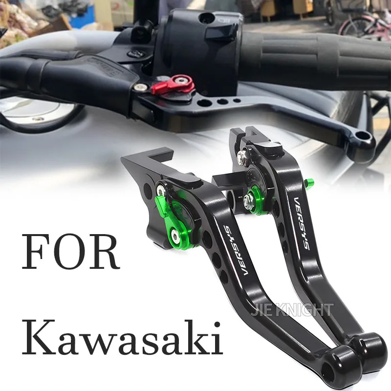 

High quality Motorcycle Green CNC Adjustable Clutch Brake Levers FOR Kawasaki Versys 650 2006 2007 2008 Versys 650 2009-2014