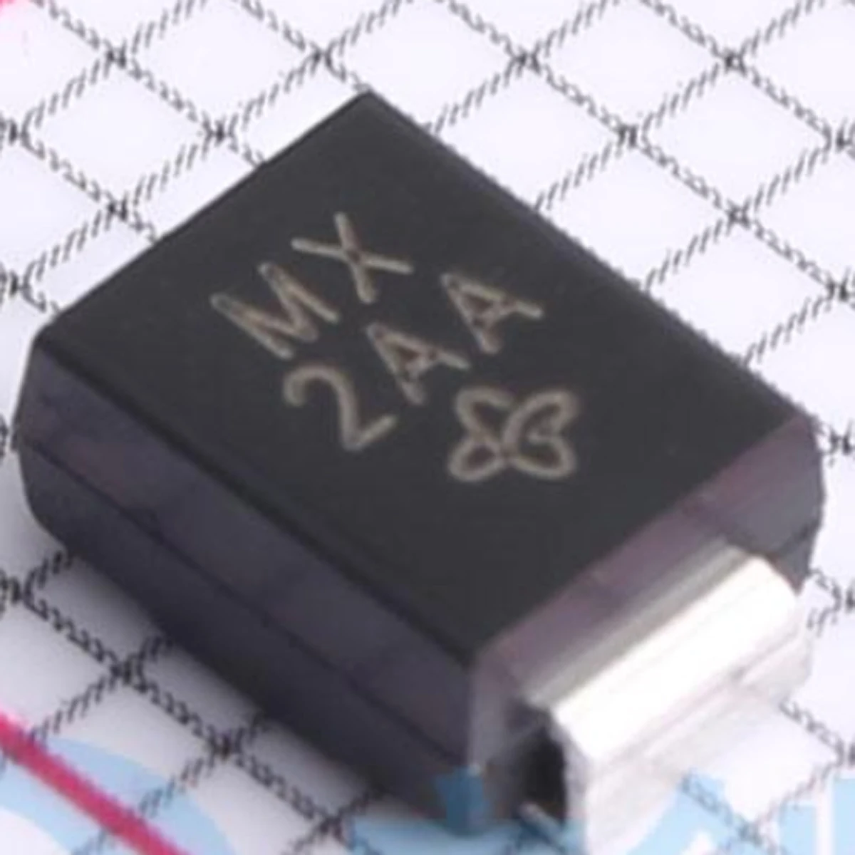 50 buah asli, dioda TVS, penyeka sementara, dua arah, 48V,77.4V, 7,8 A,600W. SMB (DO-214AA): SMBJ48CA-E3/52 · menandai: MX