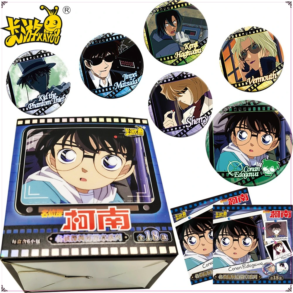 

KAYOU Original Detective Conan Highly Beloved Characters Badge Handsome Exquisite Peripherals Brooch Decorative Accessories Gift
