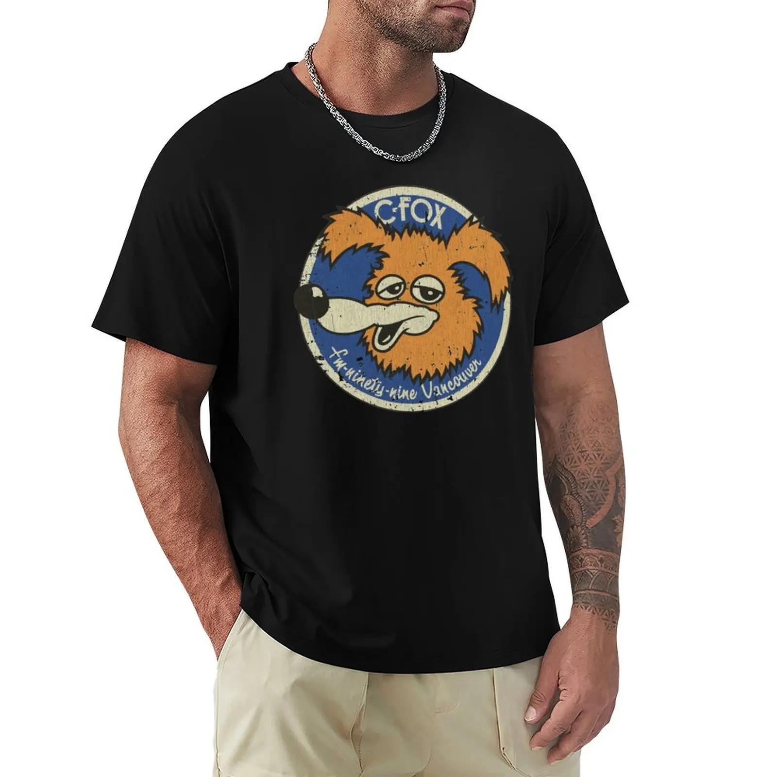 C-FOX Ninety Nine 1979 T-Shirt Casual Simple Design Short Sleeve Shirt