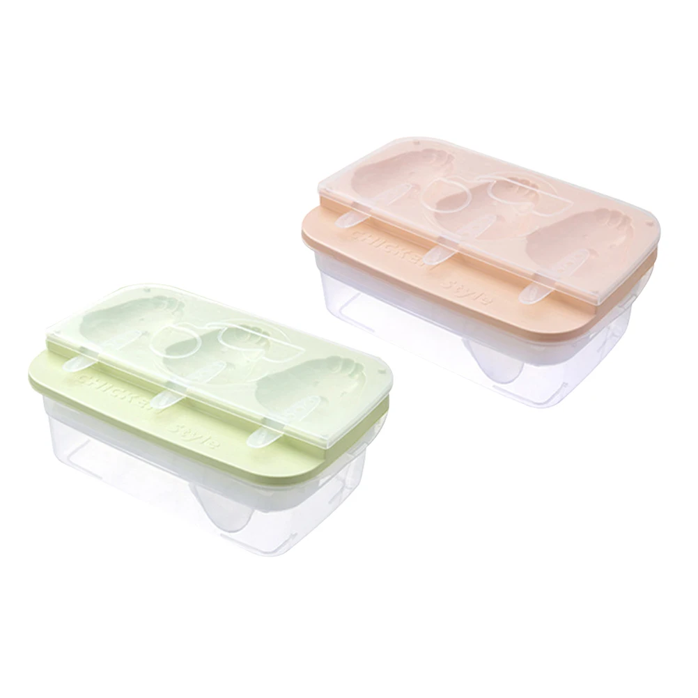 

2pcs Ice Cube Mold PP Material Non Toxic Reusable Flexible Easy Clean Dishwasher Chicken Shape Kitchen Bar Tools Summer
