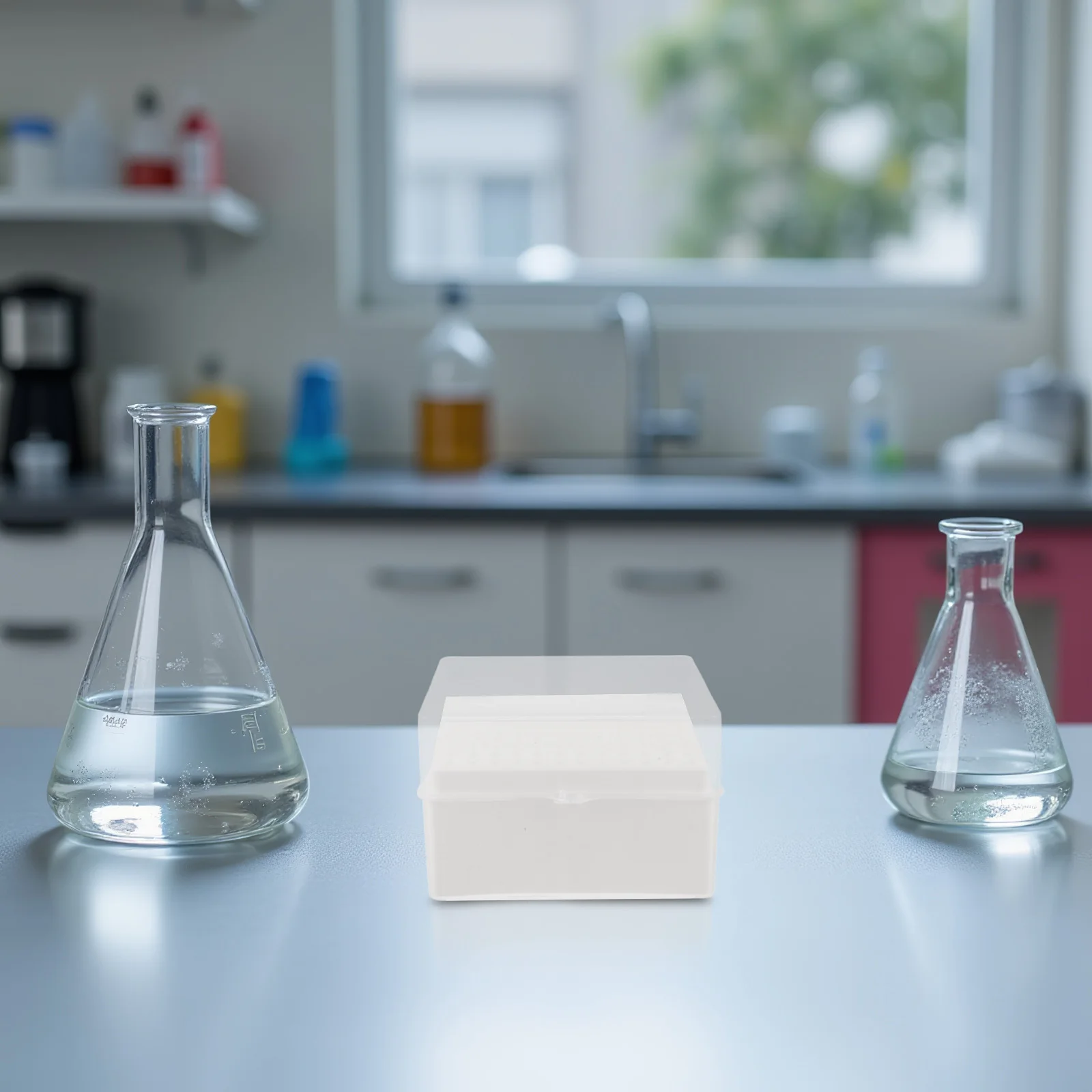 

Lab Pipette Tip Box Storage Container Clear Sterile Protective Case for Accurate Liquid Handling Pipettor Accessory