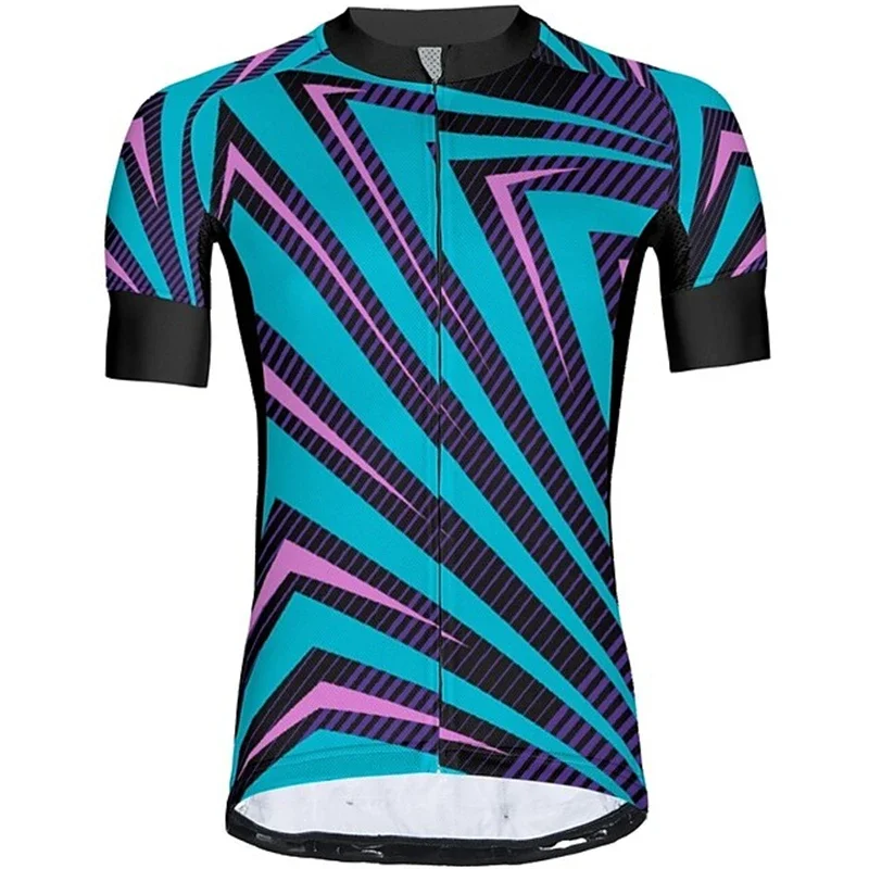 New Slim Top MTB Bicycle Quick-drying Short Sleeve Men's Cycling Riding Apparel Bike Clothing Cycling Jersey Best Quality Shirts