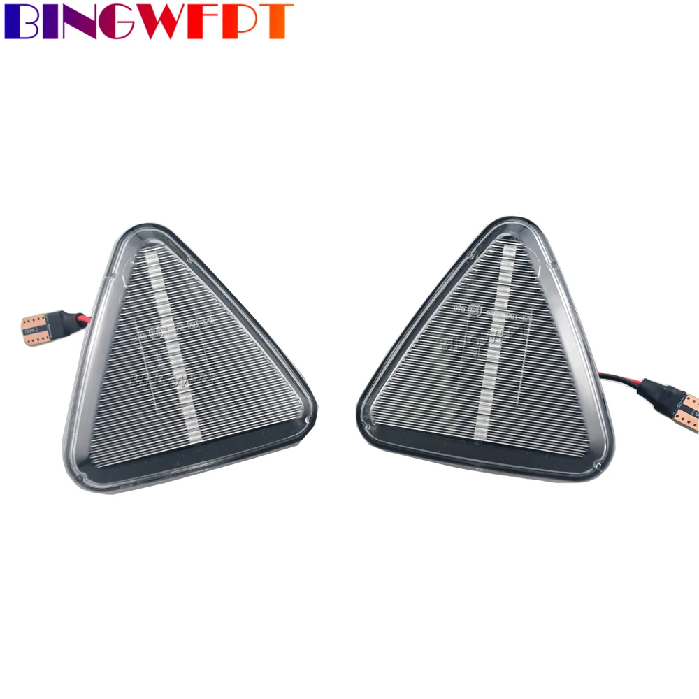 2Pcs Car Accessories LED Dynamic Side Marker Turn Signal Lights For RENAULT KANGOO II Mod.Bj.2/2008-7/2013