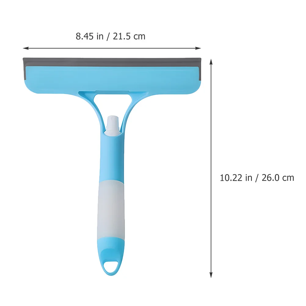 

2pcs Glass Cleaning Squeegee With Spray Bottle Window Shower Door Car Mirror Home Bathroom Tile Windshield Cleaner Tool