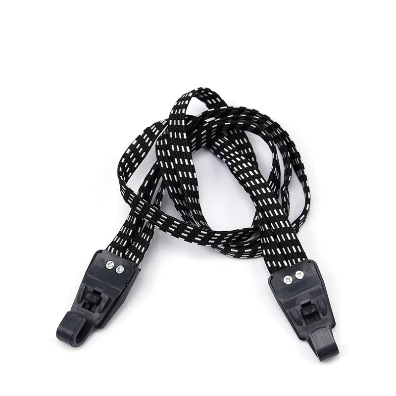 Bicycle Luggage Rope Elastic Carrier Rack Straps Elastic Rubber Belt Buckle Rope Belt With Hook Mountain Bike Bag Accessories