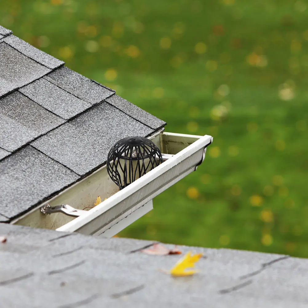 Malha protetora de calha de plástico, 6 peças, para sistemas de drenagem, telhado, varanda, banheiro, prevenção de colamentos, filtro de detritos de folhas, downspout